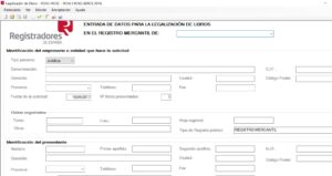 Presentacion libros registro mercantil formulario