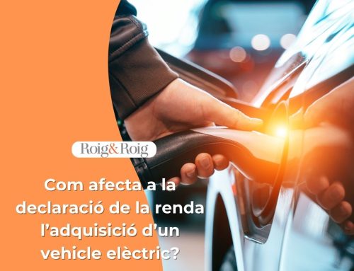 Com afecta a la declaració de la renda l’adquisició d’un vehicle elèctric?