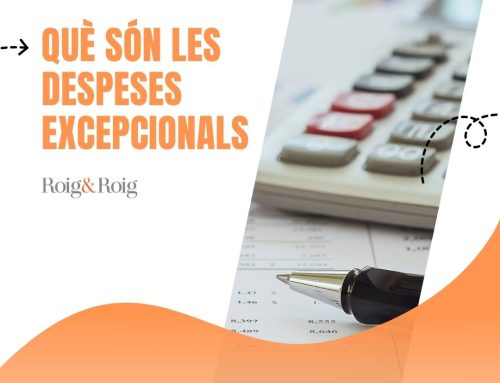 Què són les despeses excepcionals
