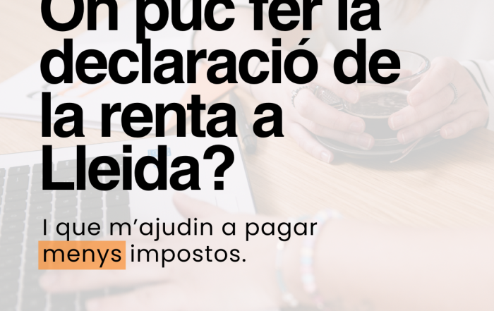 declaració de la renda a Lleida